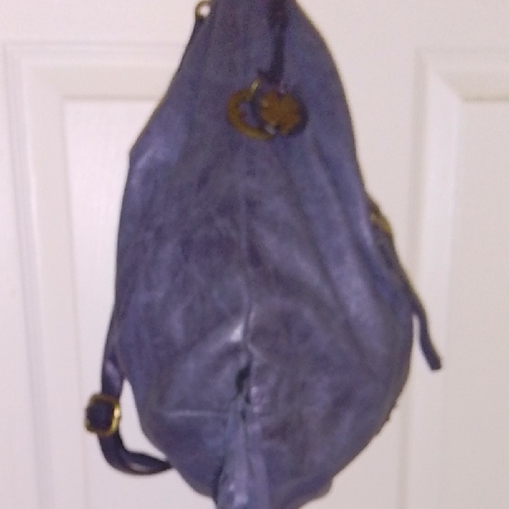 Lucky Brand Black Hobo Bag with Fringe - Picture 7 of 14